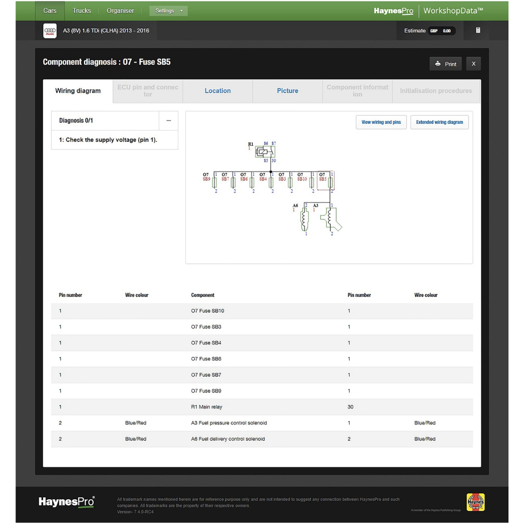 Professional Repair Database for 40,000+ Vehicle Models