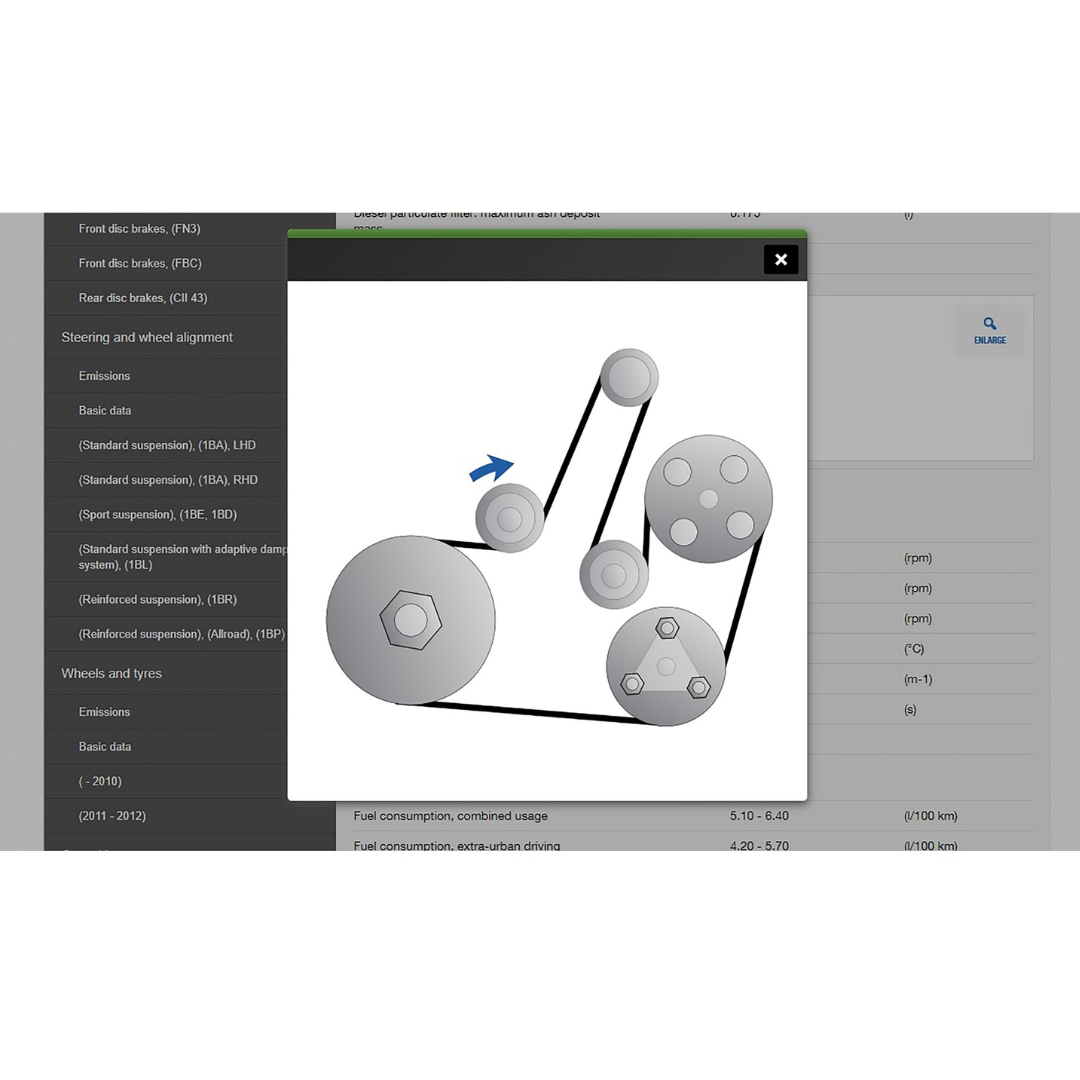 Professional Repair Database for 40,000+ Vehicle Models