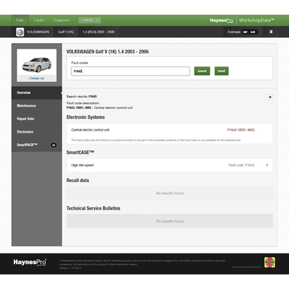 Professional Repair Database for 40,000+ Vehicle Models